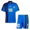 Argentina 10 Matchtröjor Retro Barn Borta Fotbollströja 1994 Argentina 10 Matchtröjor Retro Barn Borta Fotbollströja 1994